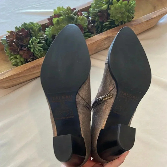 Italeau Marisa Waterproof Italian Leather Bootie‎ boot boots US 8.5 Eu 39.5 EUC - Picture 9 of 10